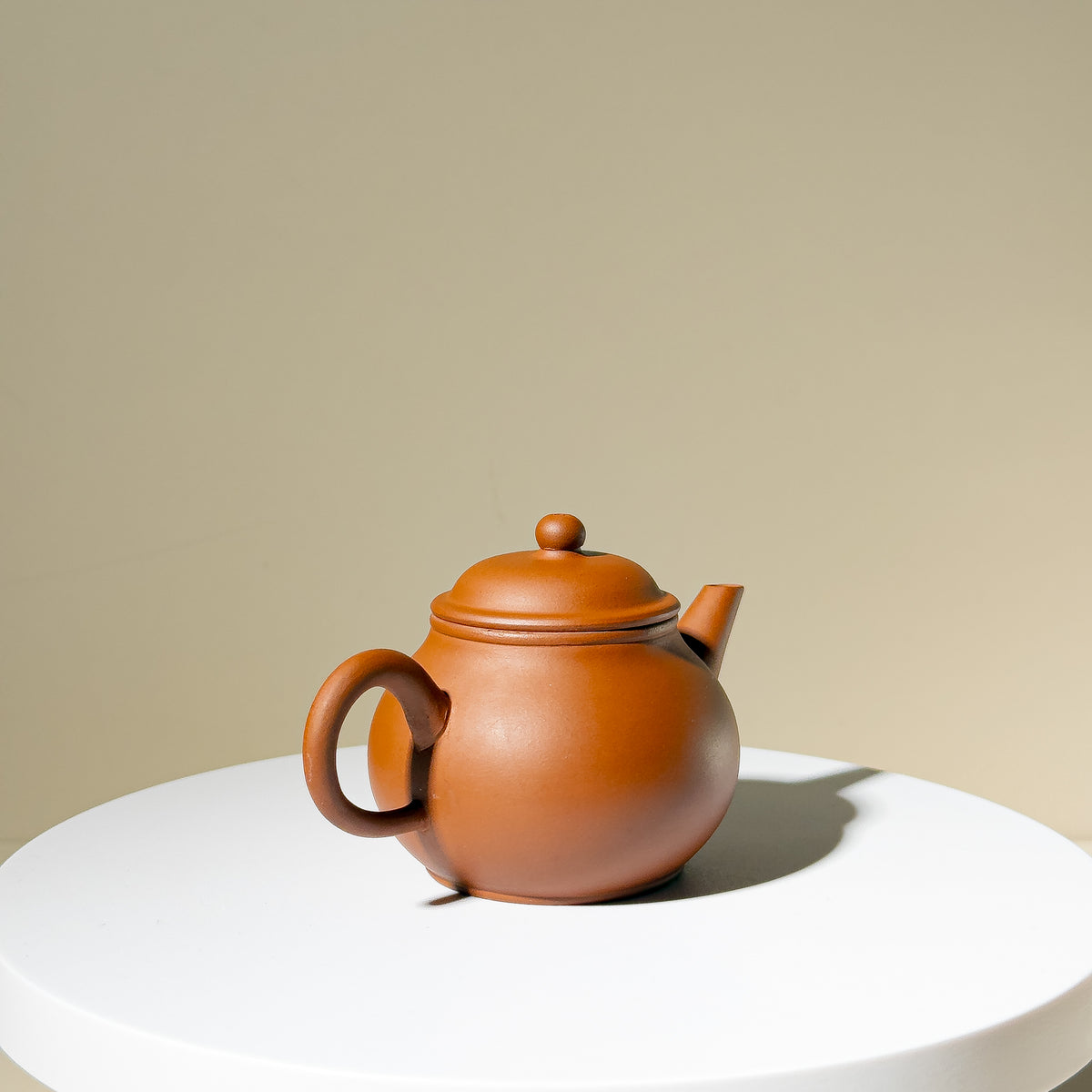 Factory No.1 Yixing Teapot #60 Rare Nian Gao Clay mid 70's Line-Piao Teapot 90ml - YUMM CHA