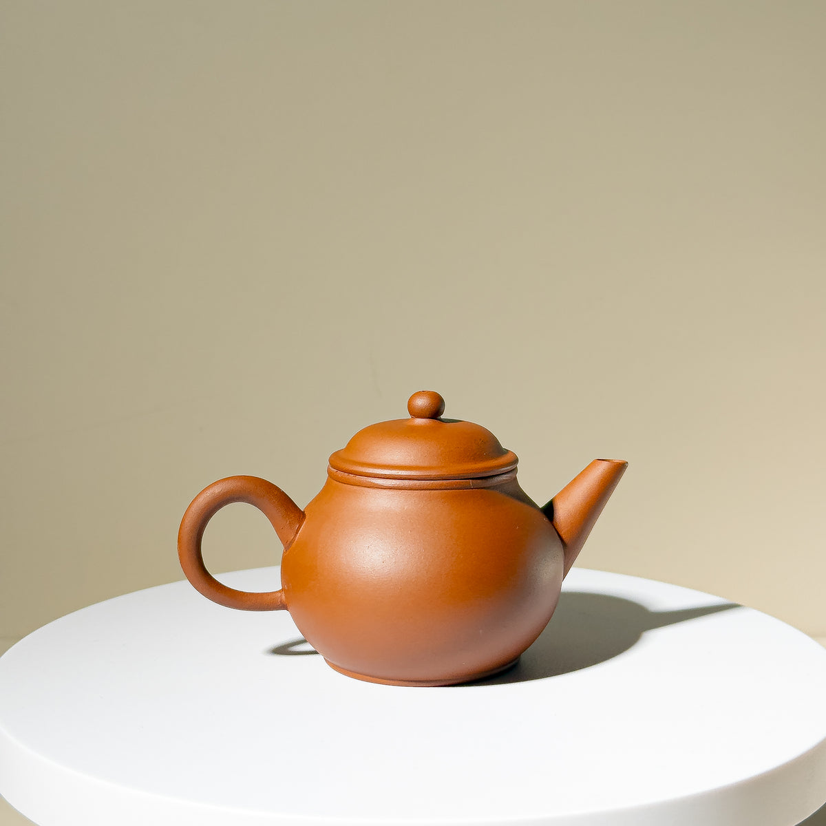 Factory No.1 Yixing Teapot #60 Rare Nian Gao Clay mid 70's Line-Piao Teapot 90ml - YUMM CHA