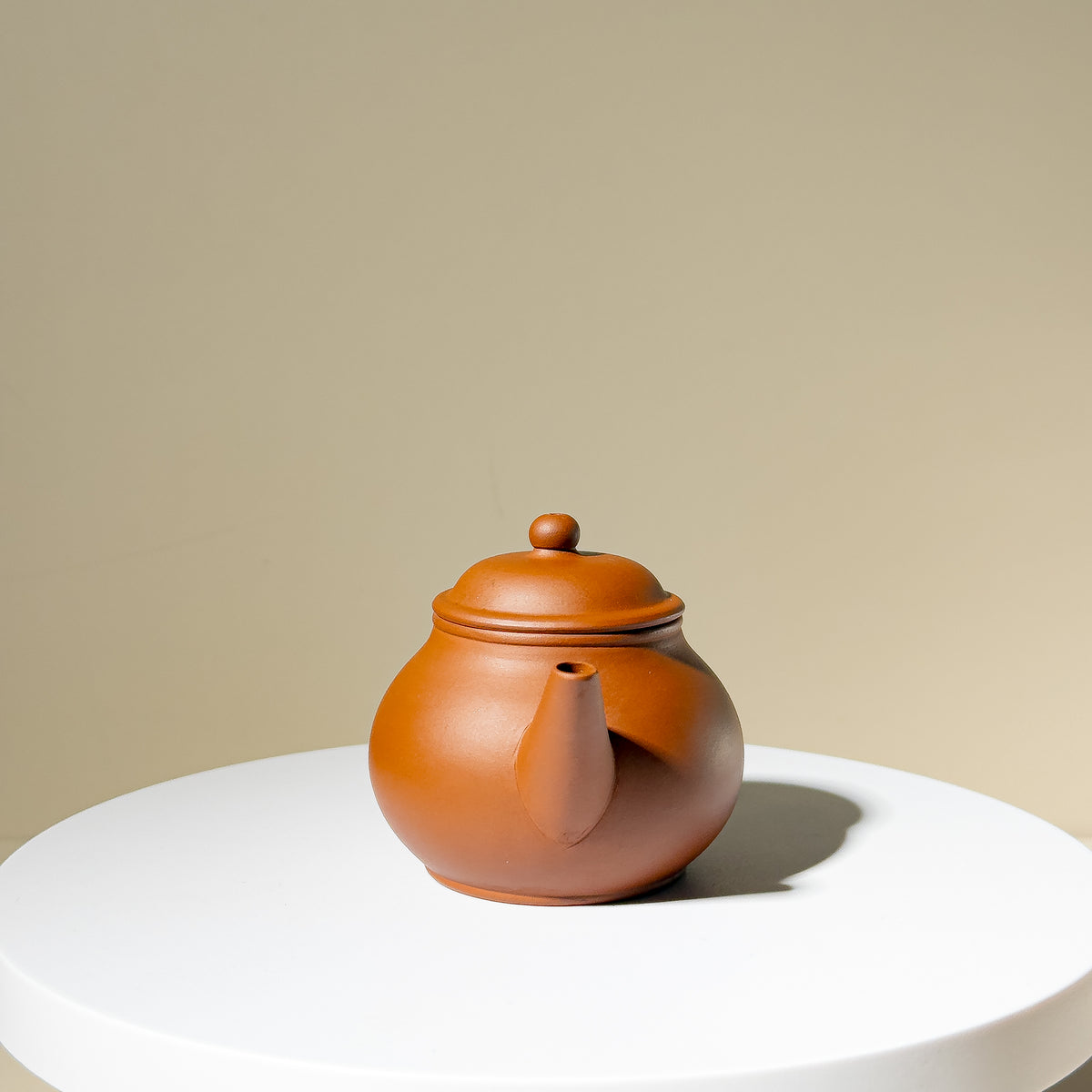 Factory No.1 Yixing Teapot #60 Rare Nian Gao Clay mid 70's Line-Piao Teapot 90ml - YUMM CHA