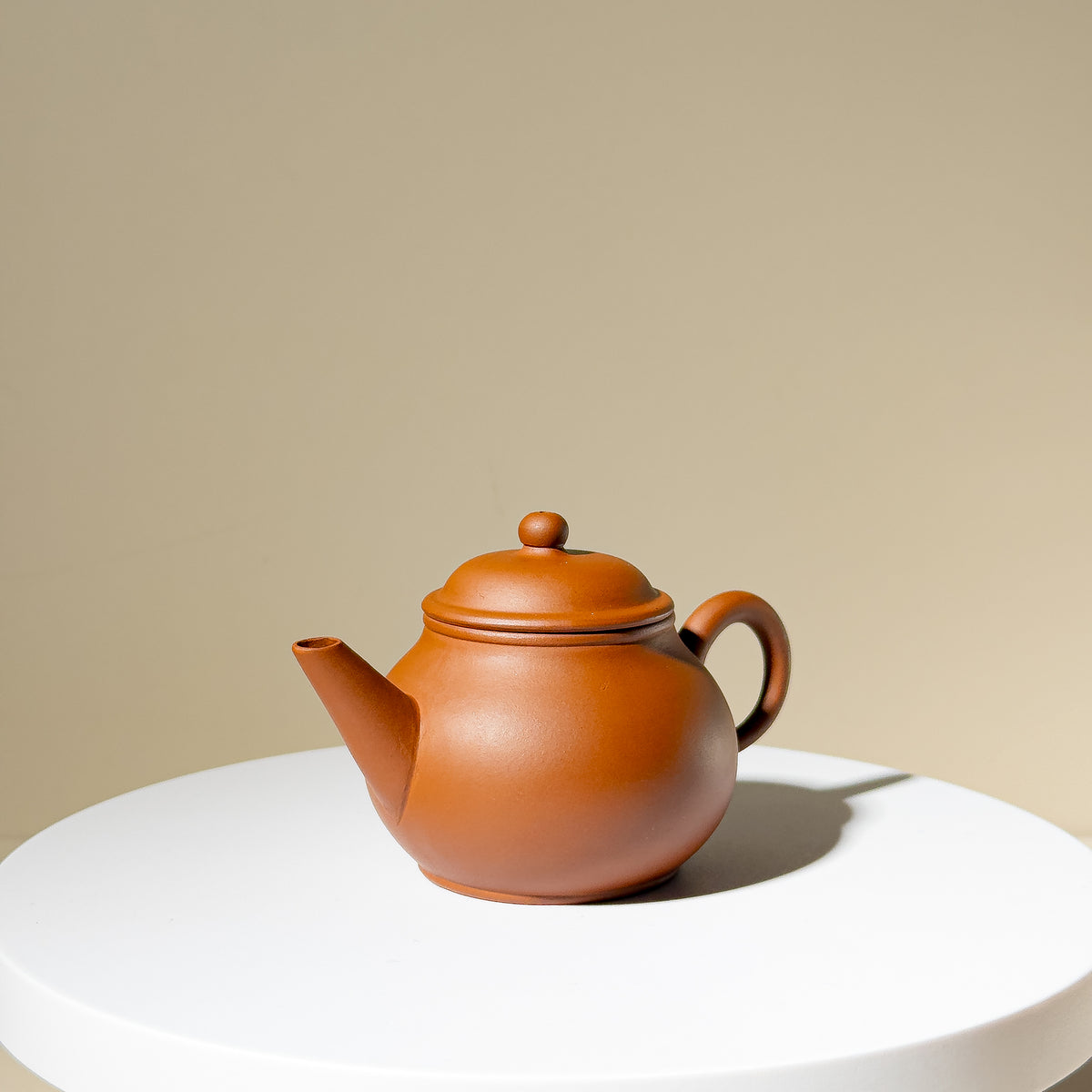 Factory No.1 Yixing Teapot #60 Rare Nian Gao Clay mid 70's Line-Piao Teapot 90ml - YUMM CHA
