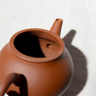 Factory No.1 Yixing Teapot #60 Rare Nian Gao Clay mid 70's Line-Piao Teapot 90ml