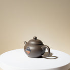 Factory No.1 Yixing Teapot #65 Black Iron Sand 1990 Shui Ping Teapot 70ml - YUMM CHA