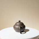 Factory No.1 Yixing Teapot #65 Black Iron Sand 1990 Shui Ping Teapot 70ml - YUMM CHA