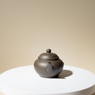 Factory No.1 Yixing Teapot #65 Black Iron Sand 1990 Shui Ping Teapot 70ml - YUMM CHA