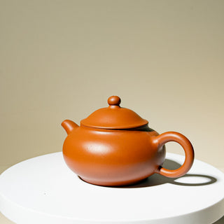 Factory No.1 Yixing Teapot #68 90's Nian Gao Flat Belly Teapot 170ml - YUMM CHA