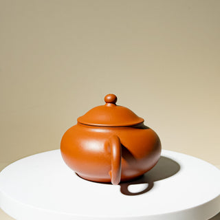 Factory No.1 Yixing Teapot #68 90's Nian Gao Flat Belly Teapot 170ml - YUMM CHA