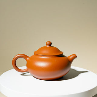 Factory No.1 Yixing Teapot #68 90's Nian Gao Flat Belly Teapot 170ml - YUMM CHA