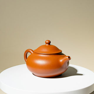Factory No.1 Yixing Teapot #68 90's Nian Gao Flat Belly Teapot 170ml - YUMM CHA