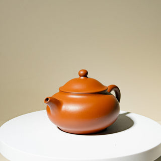 Factory No.1 Yixing Teapot #68 90's Nian Gao Flat Belly Teapot 170ml - YUMM CHA