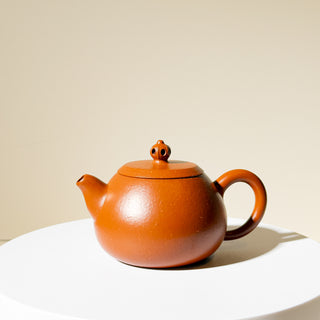 Vintage Yixing Teapot #37 Sceptre-shaped Knob Zhu Ni 120ml