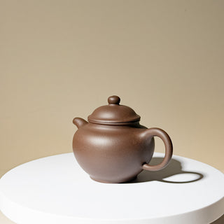Factory No.1 Yixing Teapot #70 Late 80's Purple Clay Duo Zi Teapot 120ml - YUMM CHA