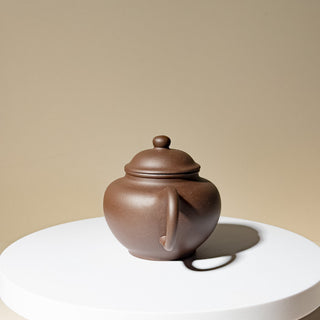 Factory No.1 Yixing Teapot #70 Late 80's Purple Clay Duo Zi Teapot 120ml - YUMM CHA