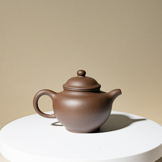 Factory No.1 Yixing Teapot #70 Late 80's Purple Clay Duo Zi Teapot 120ml - YUMM CHA