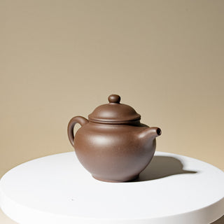 Factory No.1 Yixing Teapot #70 Late 80's Purple Clay Duo Zi Teapot 120ml - YUMM CHA