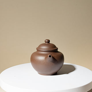Factory No.1 Yixing Teapot #70 Late 80's Purple Clay Duo Zi Teapot 120ml - YUMM CHA