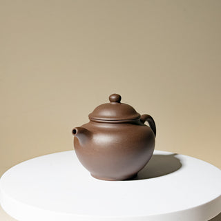 Factory No.1 Yixing Teapot #70 Late 80's Purple Clay Duo Zi Teapot 120ml - YUMM CHA