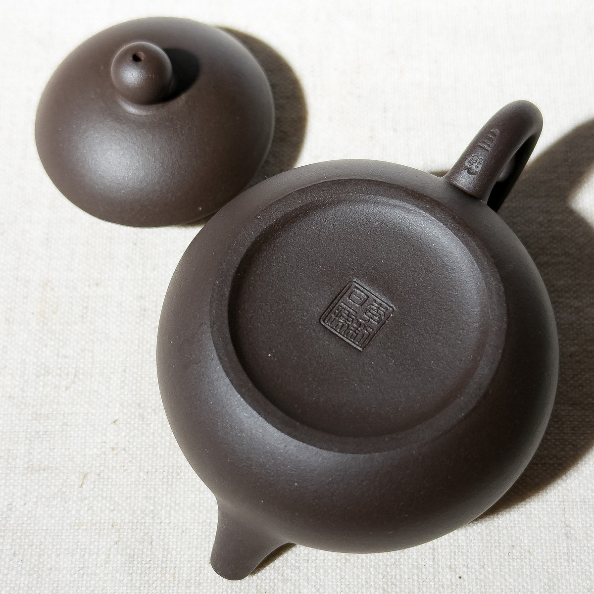 Factory No.1 Yixing Teapot #71 Late 80's Black Clay Xi Shi Teapot 85ml - YUMM CHA