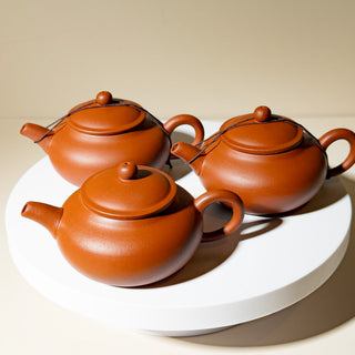 Vintage Yixing Teapot #73 Early 90's Red Clay Tai Jian Teapot 100ml