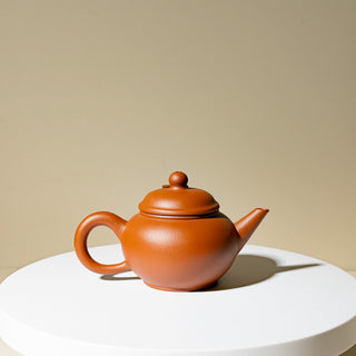 Factory No.1 Yixing Teapot #76 Early 90's Red Clay ShuiPing Teapot 80ml