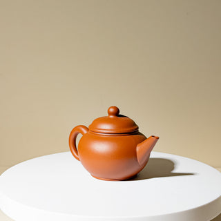 Factory No.1 Yixing Teapot #76 Early 90's Red Clay ShuiPing Teapot 80ml