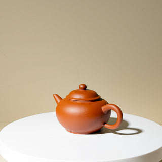 Vintage Yixing Teapot #77 Late 80's Red Clay ShuiPing Teapot 80ml