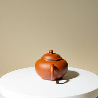 Vintage Yixing Teapot #77 Late 80's Red Clay ShuiPing Teapot 80ml