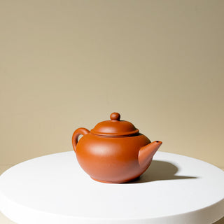 Vintage Yixing Teapot #77 Late 80's Red Clay ShuiPing Teapot 80ml