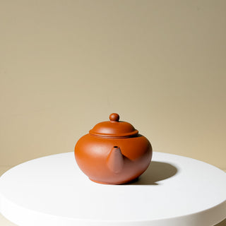 Vintage Yixing Teapot #77 Late 80's Red Clay ShuiPing Teapot 80ml