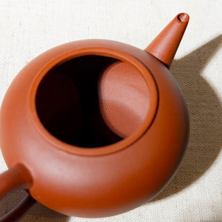 Vintage Yixing Teapot #77 Late 80's Red Clay ShuiPing Teapot 80ml