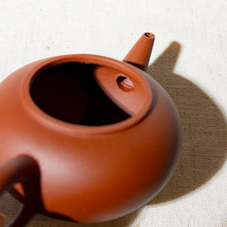 Vintage Yixing Teapot #77 Late 80's Red Clay ShuiPing Teapot 80ml