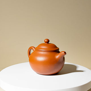 Vintage Yixing Teapot #78 90's Red Clay ShuiPing Teapot 150ml