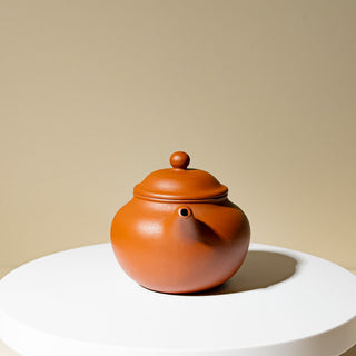 Vintage Yixing Teapot #78 90's Red Clay ShuiPing Teapot 150ml