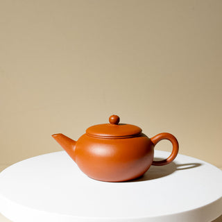 Vintage Yixing Teapot #81 Thin-Walled 90's Red Clay Shen Deng Teapot 120ml