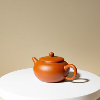 Vintage Yixing Teapot #81 Thin-Walled 90's Red Clay Shen Deng Teapot 120ml