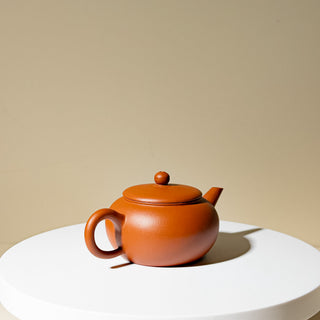 Vintage Yixing Teapot #81 Thin-Walled 90's Red Clay Shen Deng Teapot 120ml