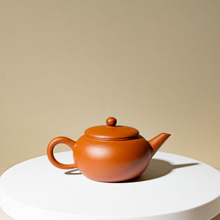 Vintage Yixing Teapot #81 Thin-Walled 90's Red Clay Shen Deng Teapot 120ml