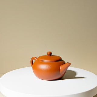Vintage Yixing Teapot #81 Thin-Walled 90's Red Clay Shen Deng Teapot 120ml