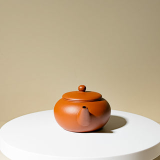Vintage Yixing Teapot #81 Thin-Walled 90's Red Clay Shen Deng Teapot 120ml