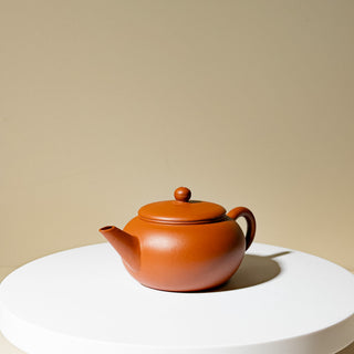 Vintage Yixing Teapot #81 Thin-Walled 90's Red Clay Shen Deng Teapot 120ml