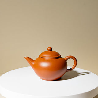 Factor No.1 Yixing Teapot #80 Early 80's Purple-Inside-Red-Outside Shui Ping Teapot 100ml