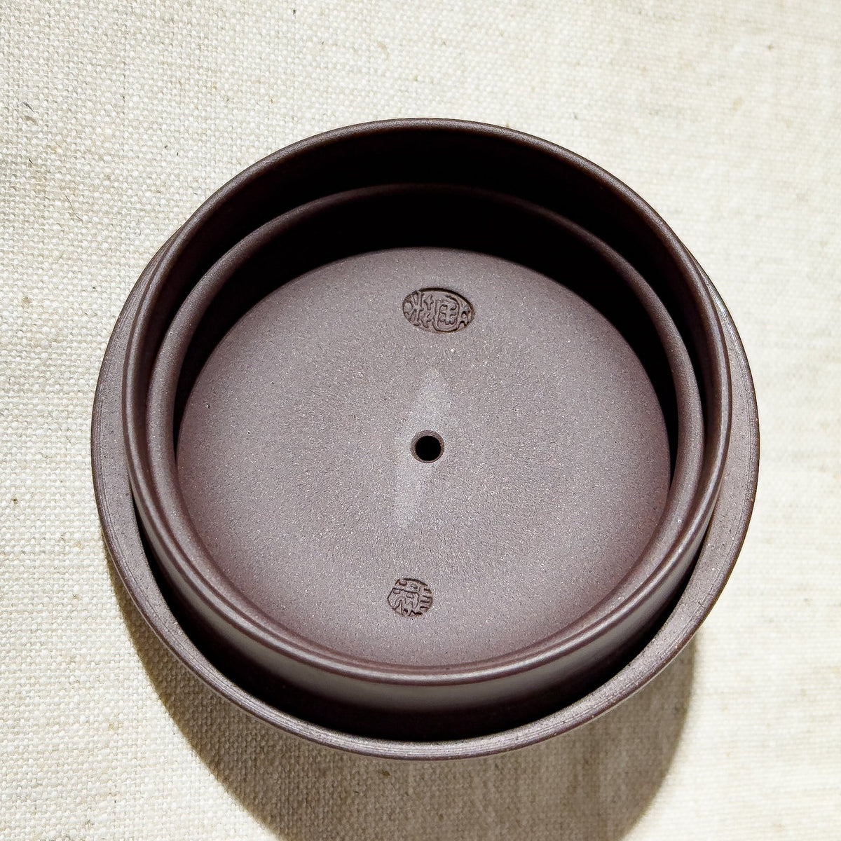 Master-made Yixing Teapot #44 Fully handmade Purple Clay Fang Gu Teapot 235ml YUMM CHA
