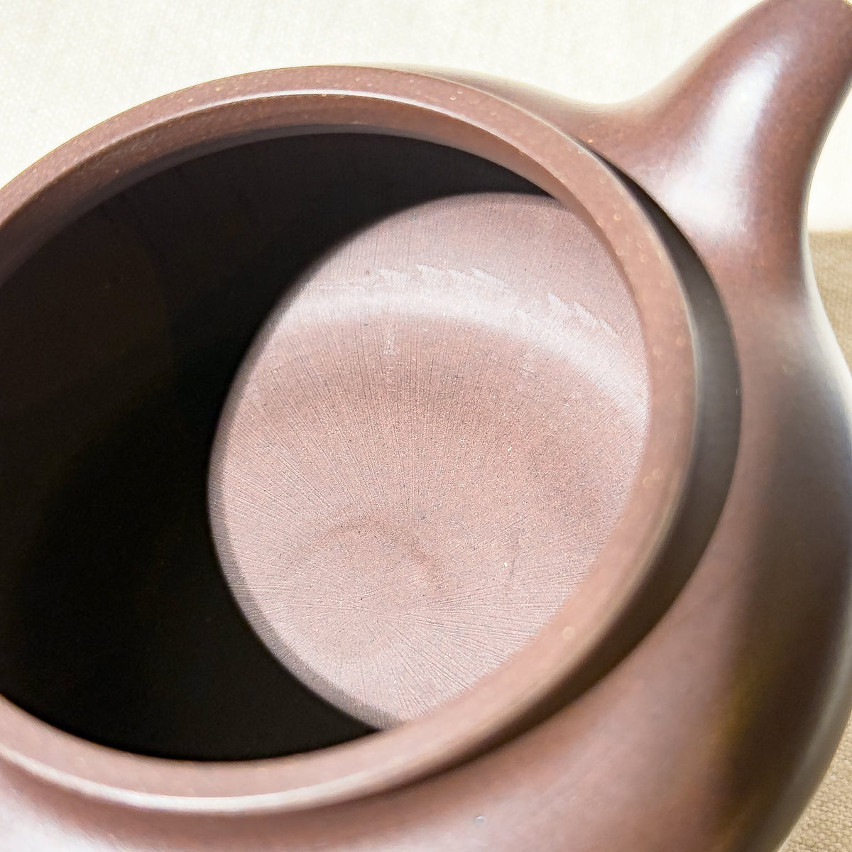 Master-made Yixing Teapot #44 Fully handmade Purple Clay Fang Gu Teapot 235ml YUMM CHA