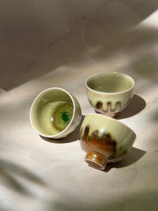 Porcelain Artisan Tea Cup - YUMM-CHA