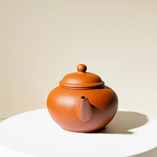 Rare Factory-Era Yixing Teapot #41 Nurtured Shuiping 1989 Hong Ni 170ml - YUMM CHA