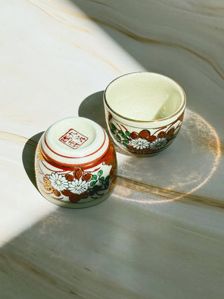 Sake Tea Cups Kutani - YUMM-CHA