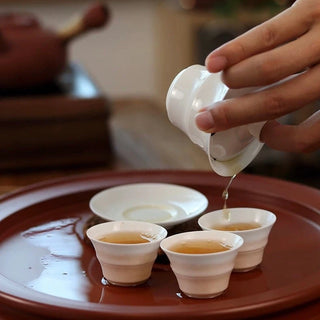 Ultra Lightweight “Bone China” Chaozhou Gaiwan 100ml - YUMM CHA