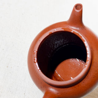 Vintage Yixing Teapot 秋水 #17 Zhu Ni 140ml - YUMM CHA