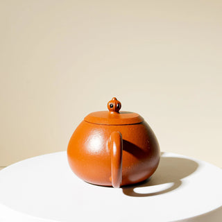 Vintage Yixing Teapot #37 Sceptre-shaped Knob Zhu Ni 120ml - YUMM CHA