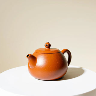 Vintage Yixing Teapot #37 Sceptre-shaped Knob Zhu Ni 120ml - YUMM CHA