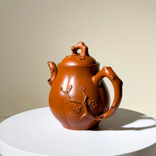 Vintage Yixing Teapot #43 Plum Blossom Meiping Teapot 175ml YUMM CHA